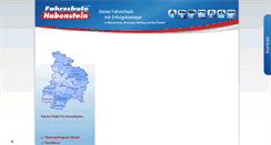Desktop Screenshot of fahrschule-habenstein.de